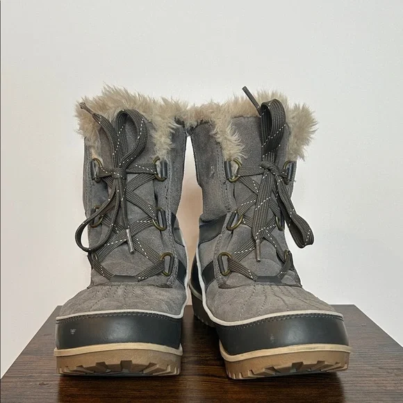 Sorel Tivoli II Quarry Gray Waterproof Short Boots Size 10 - Picture 3 of 11